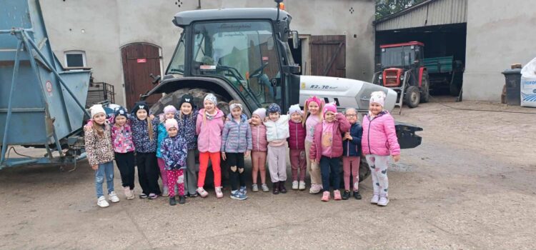 Z wizytą w Pyrlandii – przedszkolaki na gospodarstwie u Państwa Bajonów