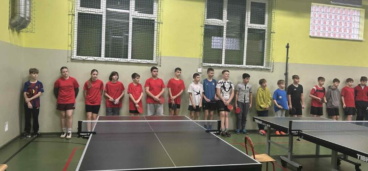 Mikołajkowy turniej tenisa stołowego
