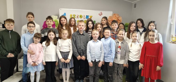 Szkolny konkurs recytatorski